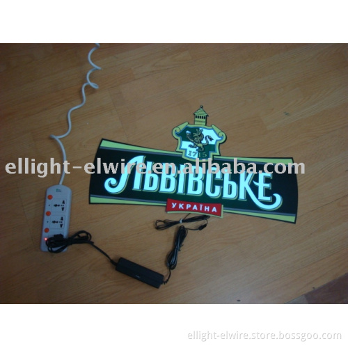 EL sheet poster,EL light products, el glowing backlight